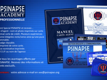 AGENCE PSINAPSE : Licence Professionnelle – Agent Spécial